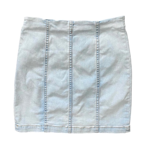 ART CLASS GIRLS DENIM SKIRT LIGHT WASH - Picture 3 of 3